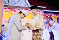Wali Kota Batam, Amsakar Achmad, menghadiri Belakang Padang Bershalawat Jilid 2 di Lapangan Indra Sakti, Kecamatan Belakang Padang, Sabtu (5/9/2026). Foto: Diskominfo