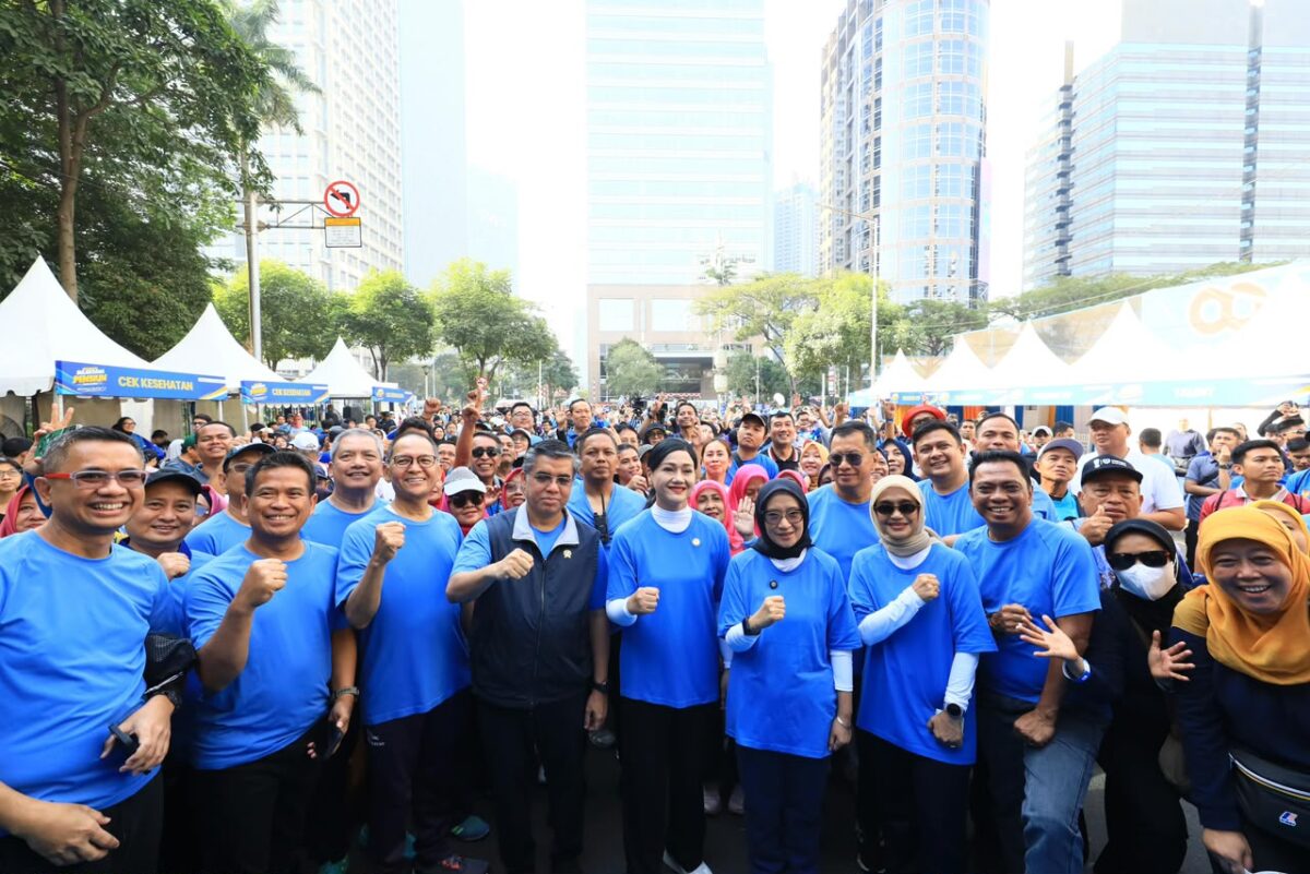 Friderica saat pencanangan Bulan Dana Pensiun 2026 di Kawasan Senayan, Jakarta, Minggu (6/9/2026). Foto:OJK Kepri