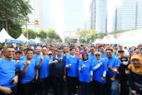 Friderica saat pencanangan Bulan Dana Pensiun 2026 di Kawasan Senayan, Jakarta, Minggu (6/9/2026). Foto:OJK Kepri