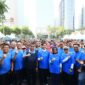 Friderica saat pencanangan Bulan Dana Pensiun 2026 di Kawasan Senayan, Jakarta, Minggu (6/9/2026). Foto:OJK Kepri