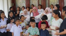 Pertamina Patra Niaga Regional Sumbagut menggelar aksi memasak bersama di Lapangan Merdeka Medan, Minggu (6/9/2026). Foto:Istimewa