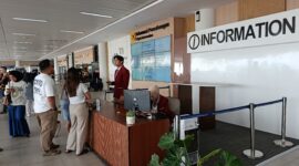 Papan informasi di Bandara Hang Nadim Batam, Minggu (6/9/2026). Foto:Istimewa