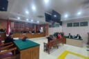 Terdakwa Wilson Lukman, Anik Istiqomah Noviana alias Meylika Levana alias Mami, Salmiati alias Papi Charles, dan Putri Eangelina alias Papi Tama Saat Menjalani Sidang Pembacaan Surat Tuntutan di PN Batam, Senin (7/9/2026). Foto: Istimewa