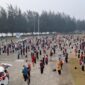 Rangkaian GENCARKAN berlangsung di Alun-alun Pantai Piwang, Natuna, Minggu (6/9/2026). Foto:OJK Kepri