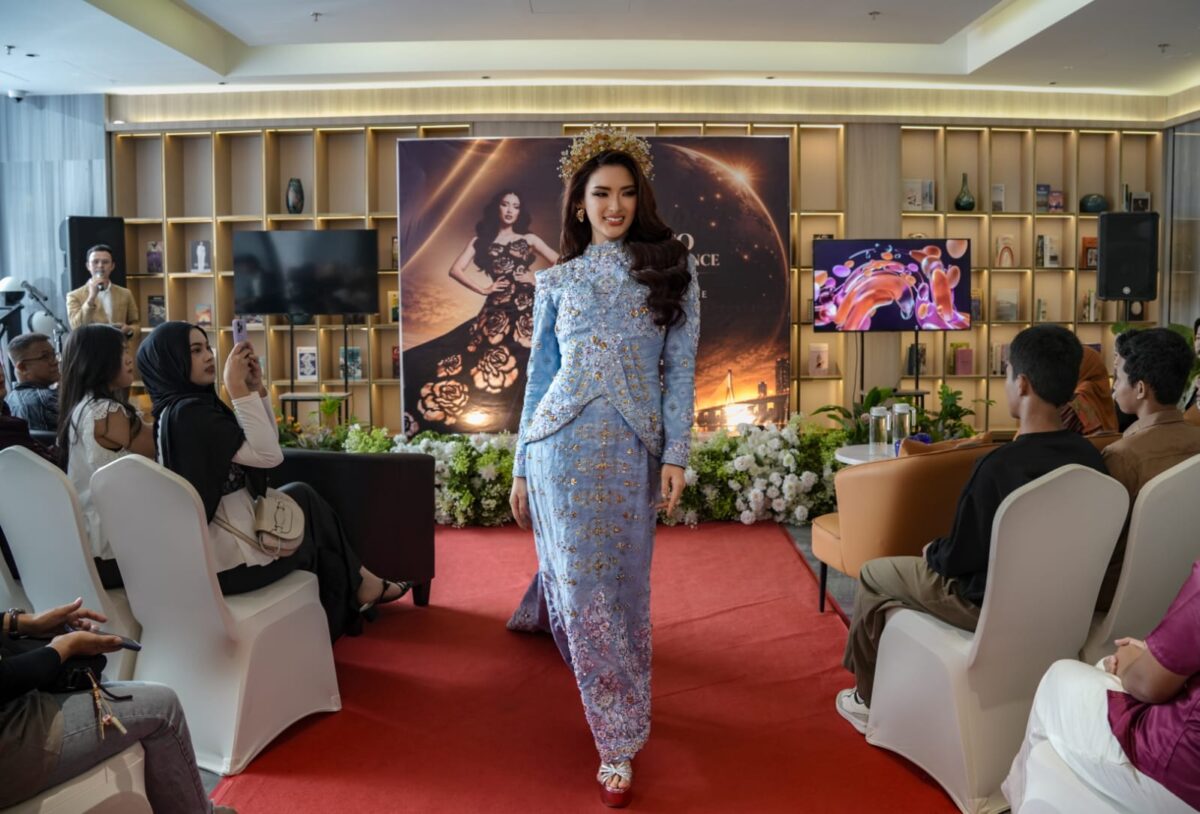 Pre-Press Conference bertajuk “Angela Lillo From Batam to the Global Stage” di Harris Hotel & Suites Nagoya Batam, Sabtu (12/9/2026). Foto:Istimewa