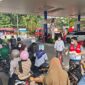 Pertamina salurkan masker ke warga di Padang. Foto:istimewa