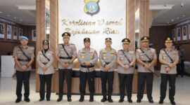 Kapolda Kepri Irjen Pol Asep Safrudin memimpin sertijab sejumlah PJU dan Kapolres, Selasa (15/9/2026). Foto:Humas Polda Kepri