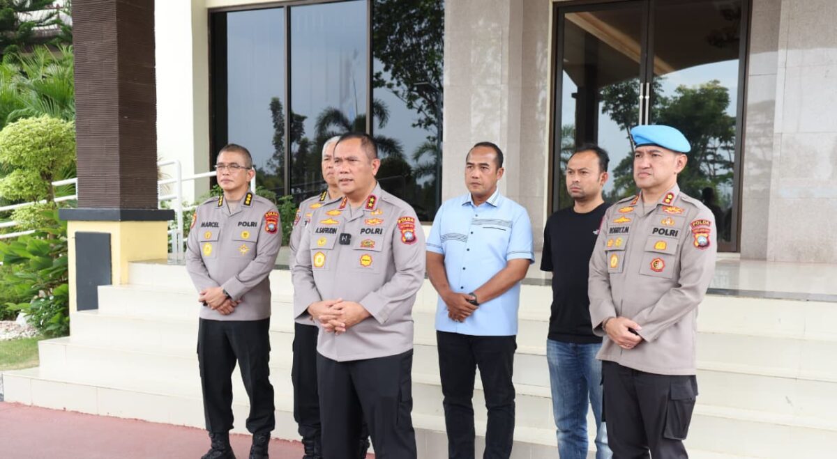 Kapolda Kepri Irjen Pol Asep Safrudin saat diwawancara wartawan, Kamis (17/9/2026). Foto:Humas Polda Kepri