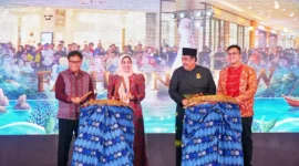 Gebyar Melayu Pesisir (GMP) 2026 menghadirkan produk unggulan UMKM dari tujuh kabupaten/kota di Kepulauan Riau. Foto:Istimewa