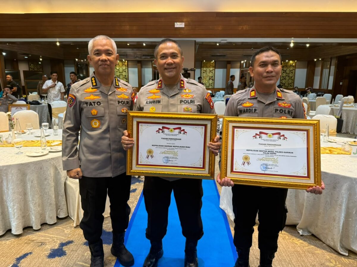 Kapolda Kepri Raih Runner-up Kompolnas Awards 2026, Polsek Meral Masuk 5 Besar Nasional. Foto:Humas Polda Kepri