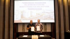 BP Batam bersama Pertamina Patra Niaga tanda tangan kerja sama. Foto:Ist