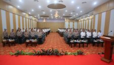 Rapat Kerja Teknis (Rakernis) Intelkam Tahun Anggaran 2026 di Aglow Hotel Harbor Bay, Batam, Senin (21/9/2026). Foto:Humas Polda Kepri