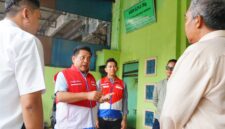 Komisaris PT Pertamina Patra Niaga, Panel Barus, mengecek langsung kesiapan tersebut saat mengunjungi gudang Agen LPG PSO PT Amartha Anugrah Mandiri di Kota Batam, Kepulauan Riau, Selasa (22/9/2026). Foto:Istimewa