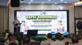 Rapat Koordinasi (Rakor) Bhabinkamtibmas Jajaran Polda Kepri Tahun Anggaran 2026 di Hotel Golden View, Batam, Selasa (22/9/2026). Foto:Istimewa