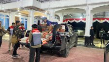 Pertamina menyalurkan bantuan tersebut pada Rabu (23/9/2026) di dua lokasi, yakni Posko Batang Barus dan tempat pengungsian di Kompleks Rumah Dinas Wakil Bupati Solok. Foto:Istimewa