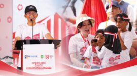 Pembangunan Sekolah Terintegrasi Merah Putih di kawasan Rempang, Batam, resmi dimulai pada Kamis (24/9/2026).  Foto:Humas BP Batam