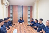 Kepala Kesatuan Pengamanan Lapas (KPLP) Kelas I Cipinang, Fajar Teguh Wibowo, meminta petugas melakukan kontrol secara rutin. Foto:Istimewa