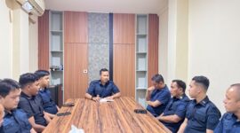 Kepala Kesatuan Pengamanan Lapas (KPLP) Kelas I Cipinang, Fajar Teguh Wibowo, meminta petugas melakukan kontrol secara rutin. Foto:Istimewa
