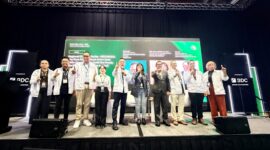 Batam membawa agenda pengembangan ekosistem data centre ke panggung teknologi Asia melalui ajang Tech Week Singapore 2026 di Marina Bay Sands, Singapura, Rabu (30/9/2026). Foto:Istimewa
