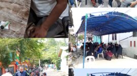 Rumah duka dan almarhum Masdi serta Anggota DPRD Kota Batam Arlon Veristo melayat pada Senin (1/9/2026). Foto: matapedia