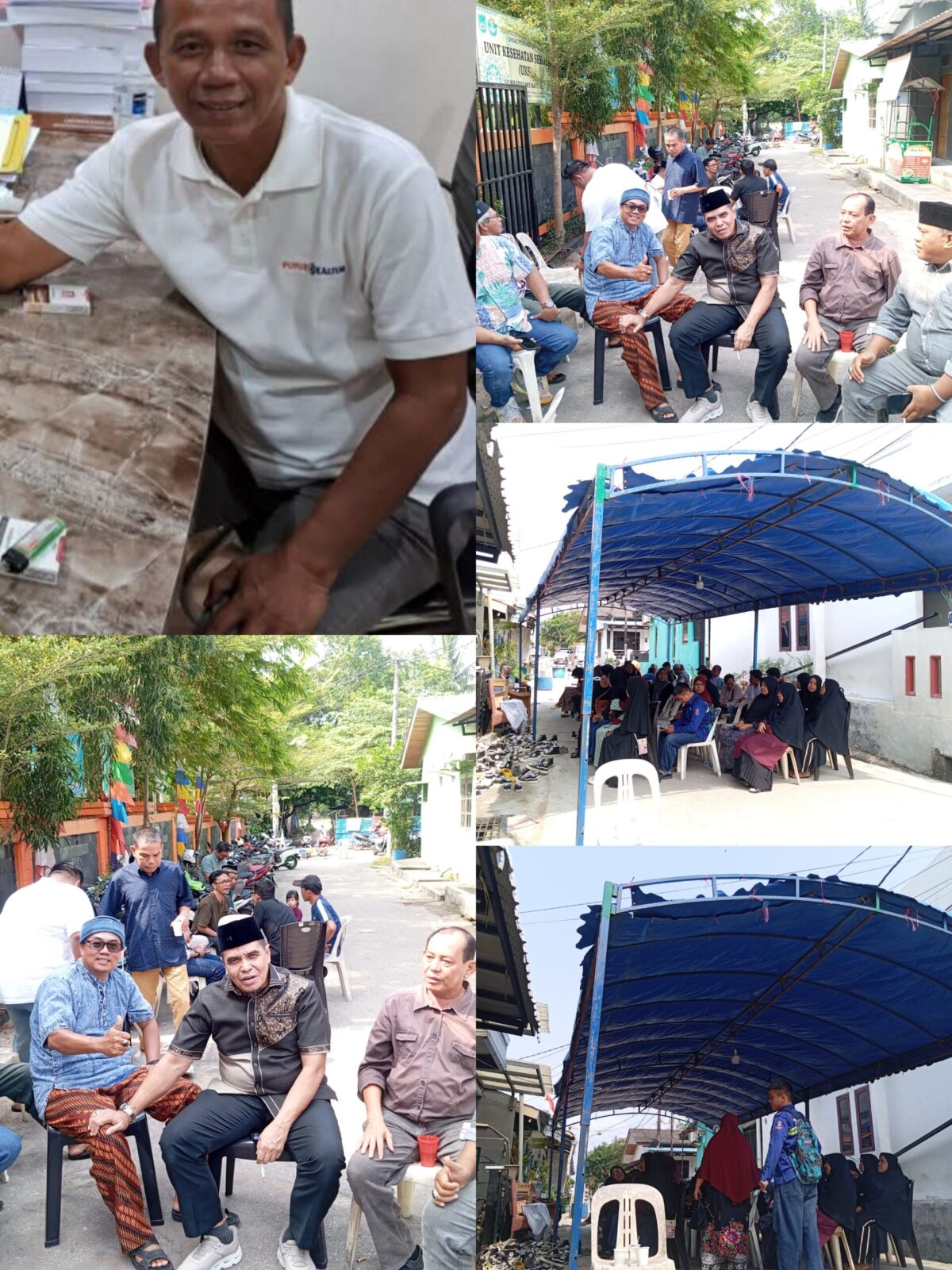 Rumah duka dan almarhum Masdi serta Anggota DPRD Kota Batam Arlon Veristo melayat pada Senin (1/9/2026). Foto: matapedia