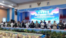 Bareskrim bersama Bea Cukai, Polda Kepri dan BNN konferensi pers ketamin 800 kg di Polda Kepri, Selasa (1/9/2026). Foto:Rega/matapedia
