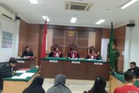 Jaksa Penuntut Umum (JPU) menyatakan berkas tuntutan belum siap dibacakan dalam sidang di Pengadilan Negeri (PN) Batam, Rabu (2/9/2026). Foto:Rega/matapedia