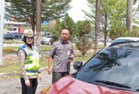 Razia kendaraan bermotor pajak di pos Polisi Glael Batam, Jumat (25/9/2026). Foto:Rega/matapedia