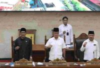 Paripurna DPRD Kota Batam bersama Wali Kota Batam Amsakar Achmad, Rabu (7/10/2026). Foto:Istimewa