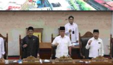 Paripurna DPRD Kota Batam bersama Wali Kota Batam Amsakar Achmad, Rabu (7/10/2026). Foto:Istimewa