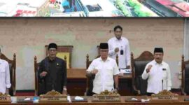 Paripurna DPRD Kota Batam bersama Wali Kota Batam Amsakar Achmad, Rabu (7/10/2026). Foto:Istimewa