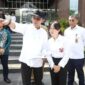 Wali Kota Batam Amsakar Achmad bersama Wakil Wali Kota Batam Li Claudia. Foto:Diskominfo Batam