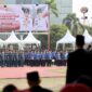 Wali Kota Batam Amsakar Achmad saat pimpin upacara Pancasila, Kamis (1/10/2026). Foto:Diskominfo Batam