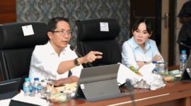 Kepala BP Batam Amsakar Achmad dan Wakil Kepala BP Batam Li Claudia. Foto:Istimewa