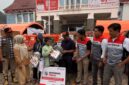 Pertamina menyalurkan bantuan tersebut di Posko Batang Barus, Kabupaten Solok, Jumat (2/10/2026).  Foto:Istimewa