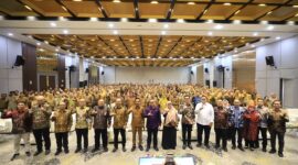 Capital Market Goes to Office (CMGTO) yang menjadi bagian dari rangkaian Sosialisasi dan Edukasi Pasar Modal Terpadu (SEPMT) 2026 di Kawasan Industri Terpadu Batang (KITB), Senin (5/10/2026). Foto:OJK Kepri