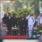 Wakapolda Kepulauan Riau Brigjen Pol Dr Anom Wibowo menghadiri upacara peringatan HUT ke-81 TNI di Tugu Sirih, Tanjungpinang, Senin (5/10/2026). Foto:Humas Polda Kepri