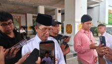 Wali Kota Batam sekaligus Kepala BP Batam Amsakar Achmad usai paripurna DPRD Kota Batam, Rabu (7/10/2026). Foto:Istimewa