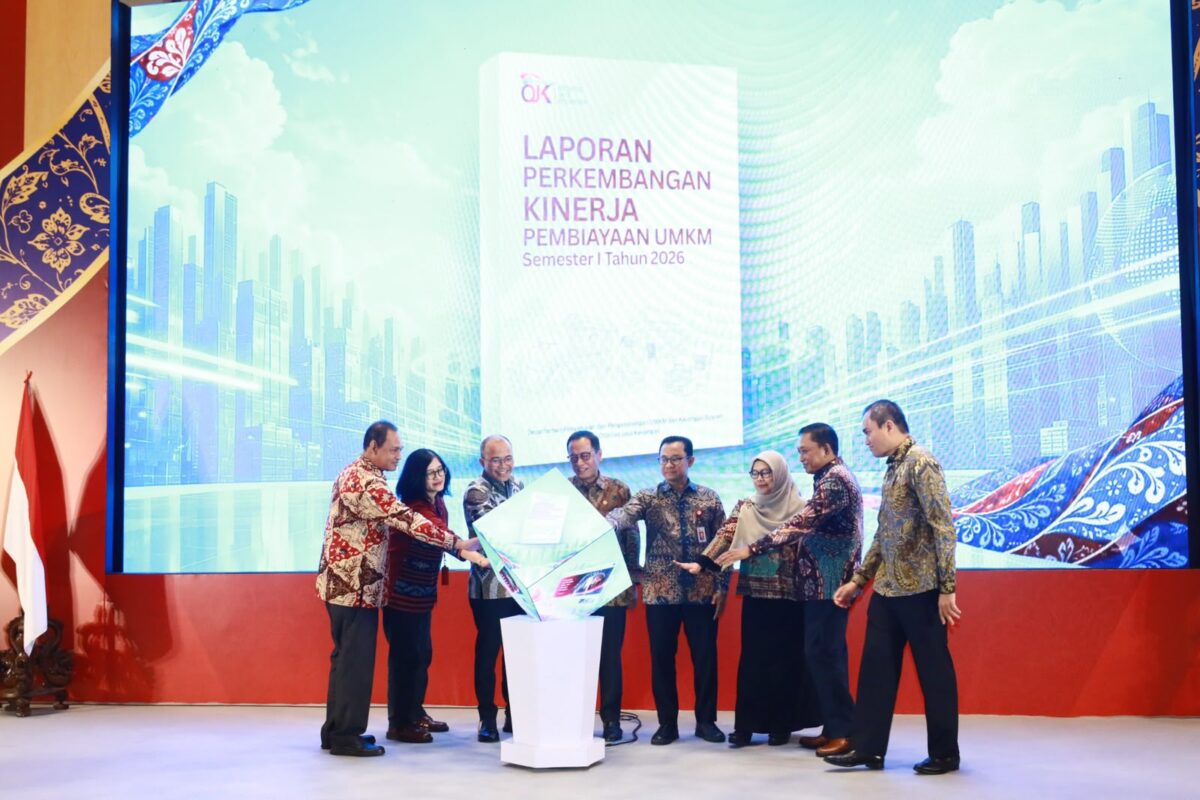 Peluncuran Laporan Perkembangan Kinerja Pembiayaan UMKM Semester I 2026 di Jakarta, dalam keterangannya, Rabu (7/10/2026). Foto: OJK Kepri