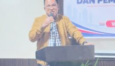 juru bicara atau Humas PN Batam, Vabianes Stuart Wattimena, saat bertemu dengan sejumlah awak media dalam kegiatan Forum Wartawan Bayang (FWB) di The BCC Hotel & Residence Batam, Jumat (9/10/2026). Foto:Rega/matapedia