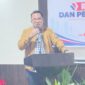 juru bicara atau Humas PN Batam, Vabianes Stuart Wattimena, saat bertemu dengan sejumlah awak media dalam kegiatan Forum Wartawan Bayang (FWB) di The BCC Hotel & Residence Batam, Jumat (9/10/2026). Foto:Rega/matapedia