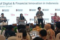Direktur Enterprise & Business Service Telkom Veranita Yosephine saat menyampaikan paparan dalam sesi panel “The Future of AI in Indonesia” pada rangkaian Road to Danantara Technology Innovation Investment Forum (DTIIF) 2026 di Auditorium Wisma Danantara Indonesia, Jakarta, Kamis (8/10/2026). Foto:Telkom/matapedia