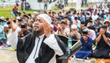 BP Batam gelar Istisqa B
bersama Ratusan Warga di Waduk Nongsa. Foto:Istimewa