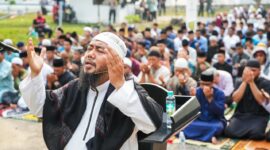 BP Batam gelar Istisqa B
bersama Ratusan Warga di Waduk Nongsa. Foto:Istimewa