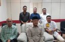 Ketua DPRD Kepri Iman dan samping Waka I DPRD Kota Batam Aweng Kurniawan serta sejumlah anggota DPRD Kota Batam, Selasa (13/10/2026). Foto:matapedia