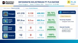 Infografis PLN Batam. Foto:Ist