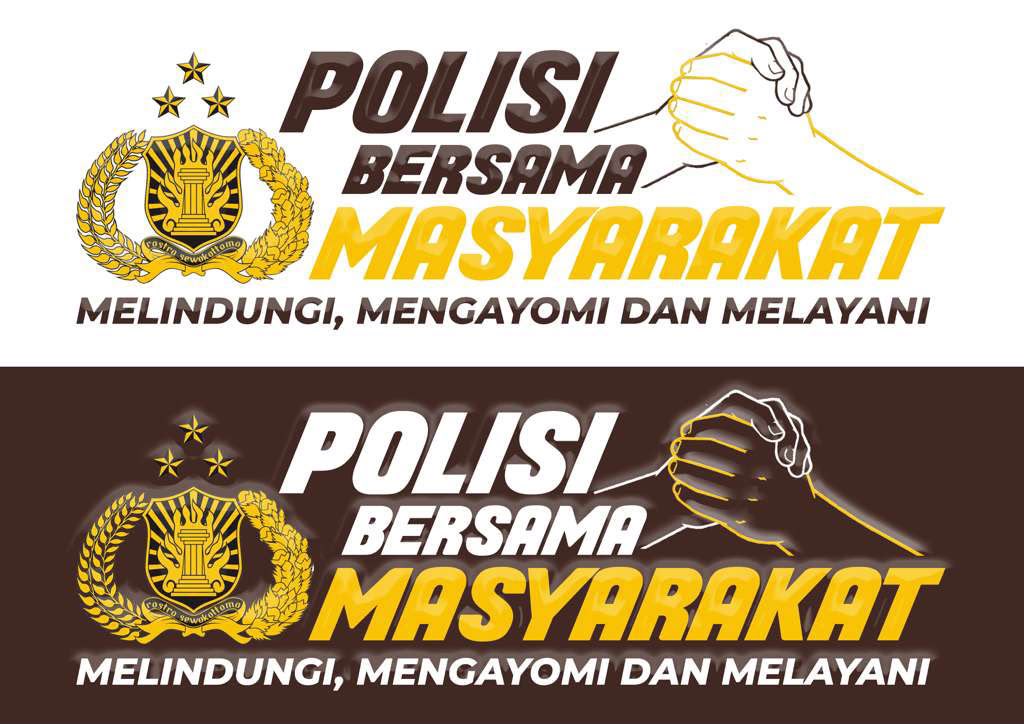 Slogan Polri. Foto:Ist
