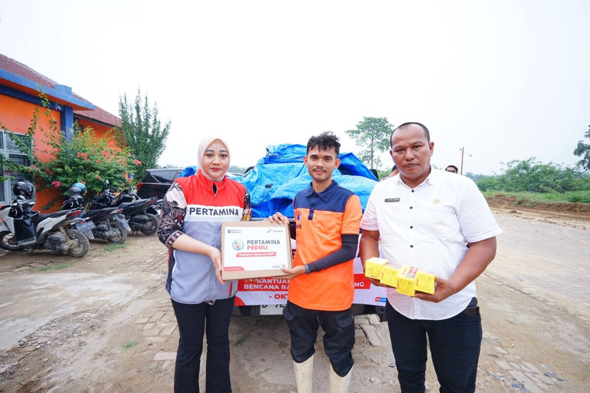 Pertamina Patra Niaga salurkan bantuan untuk korban di Aceh beberapa hari lalu. Foto:Istimewa