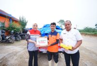 Pertamina Patra Niaga salurkan bantuan untuk korban di Aceh beberapa hari lalu. Foto:Istimewa