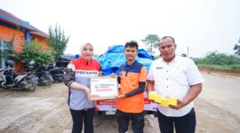 Pertamina Patra Niaga salurkan bantuan untuk korban di Aceh beberapa hari lalu. Foto:Istimewa